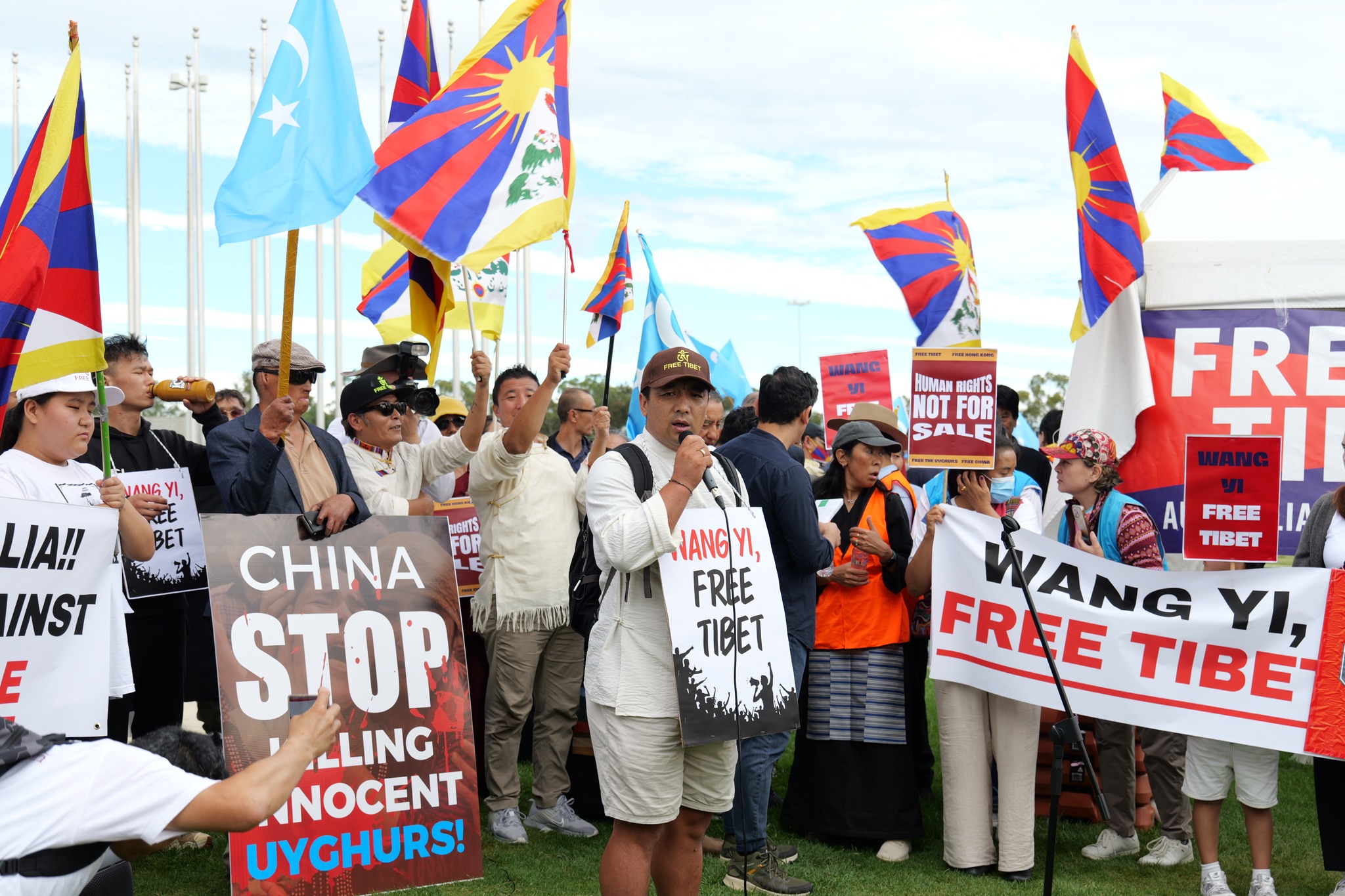 Australia China Protest