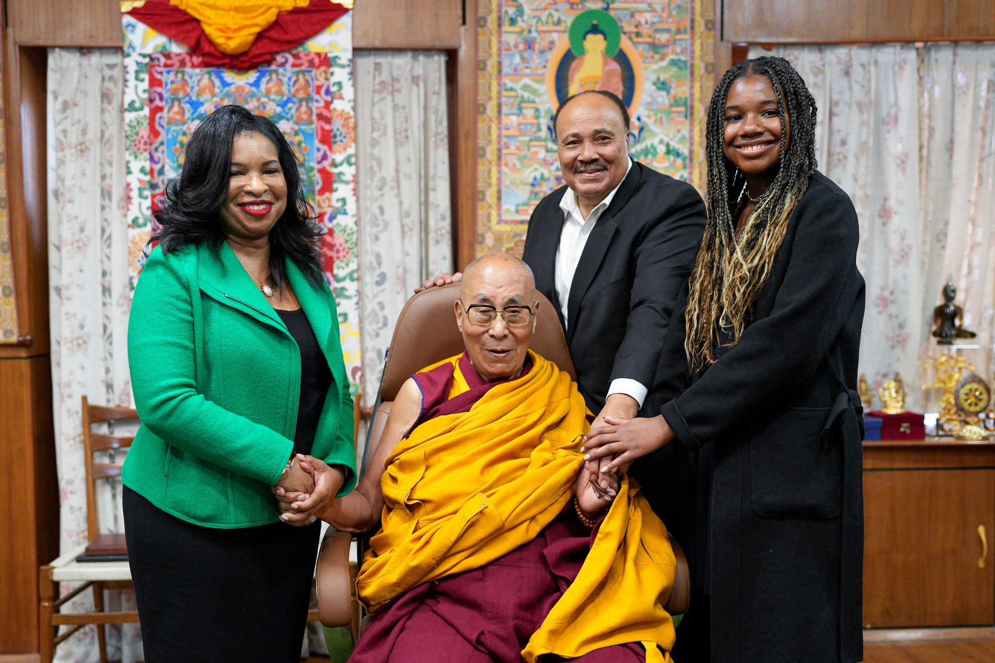 Martin Luther King 3rd HHDL Audience