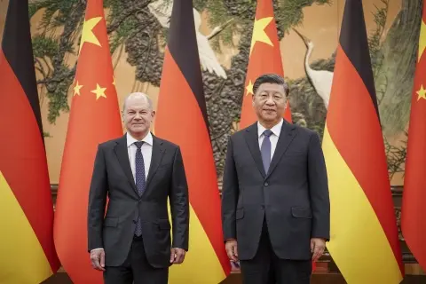 Scholz visit China