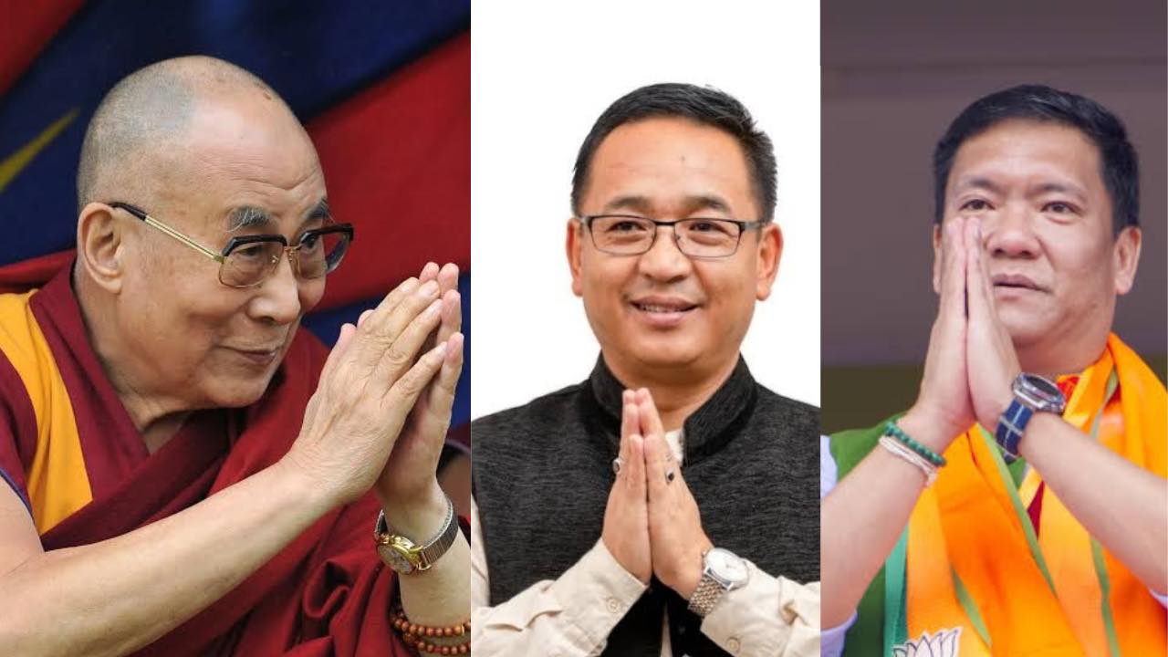 HHDL greets CMs