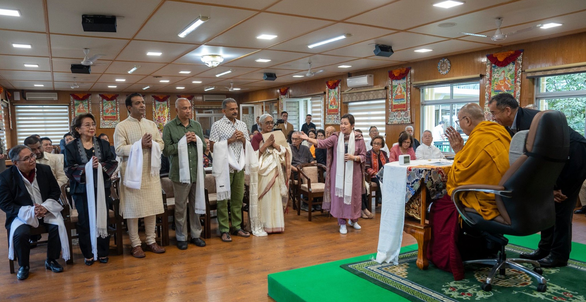 Ramon Magsaysay Audience with HHDL