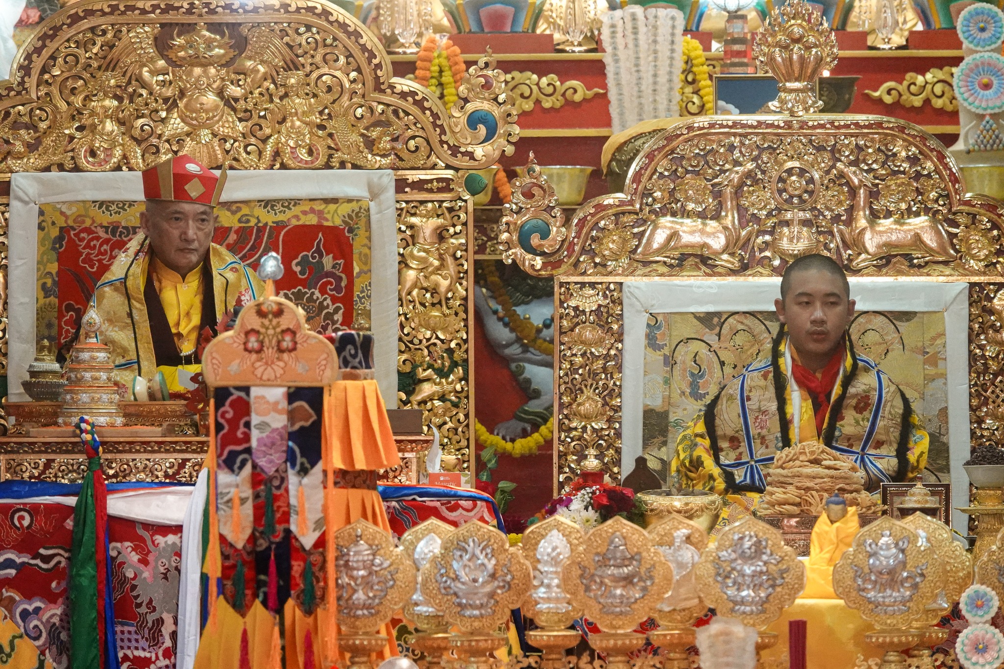 Madkhor Ritual དྭགས་ཤངས་བསྟན་པའི་གསལ་བྱེད་༸སྐྱབས་རྗེ་འབོ་དཀར་མཆོག་སྤྲུལ་རིན་པོ་ཆེ་མཆོག ...