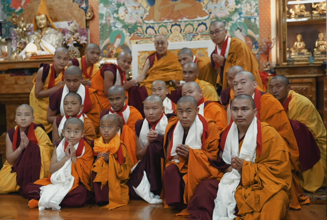 Dalai Lama Ordains Sixty-Three Novice Monks and Nuns, Urges Them to become genuine follower of the Buddha
