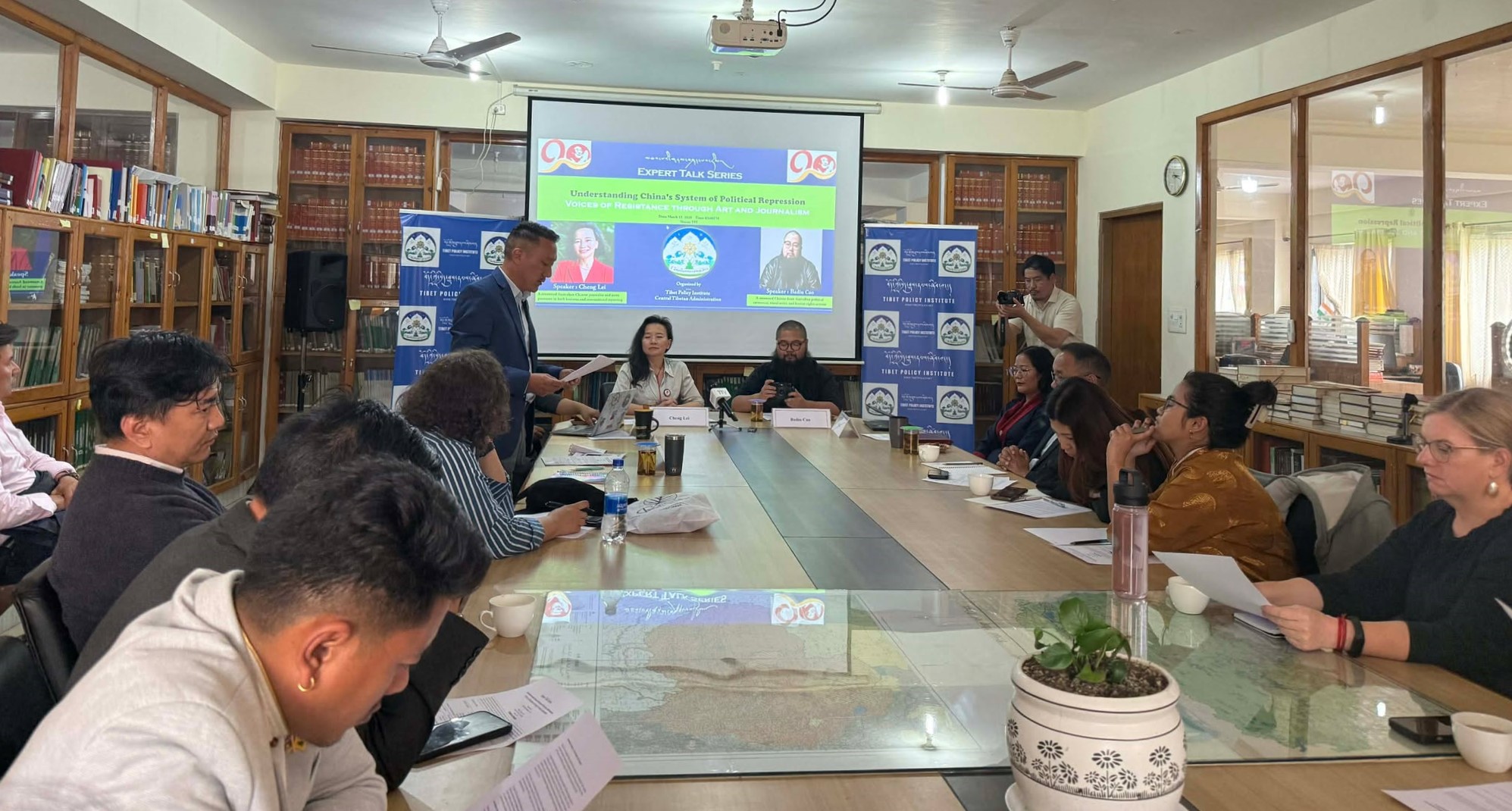 Expert Panel Discussion on Art and Resistance Held at Tibet Policy Institute, Dharamsala