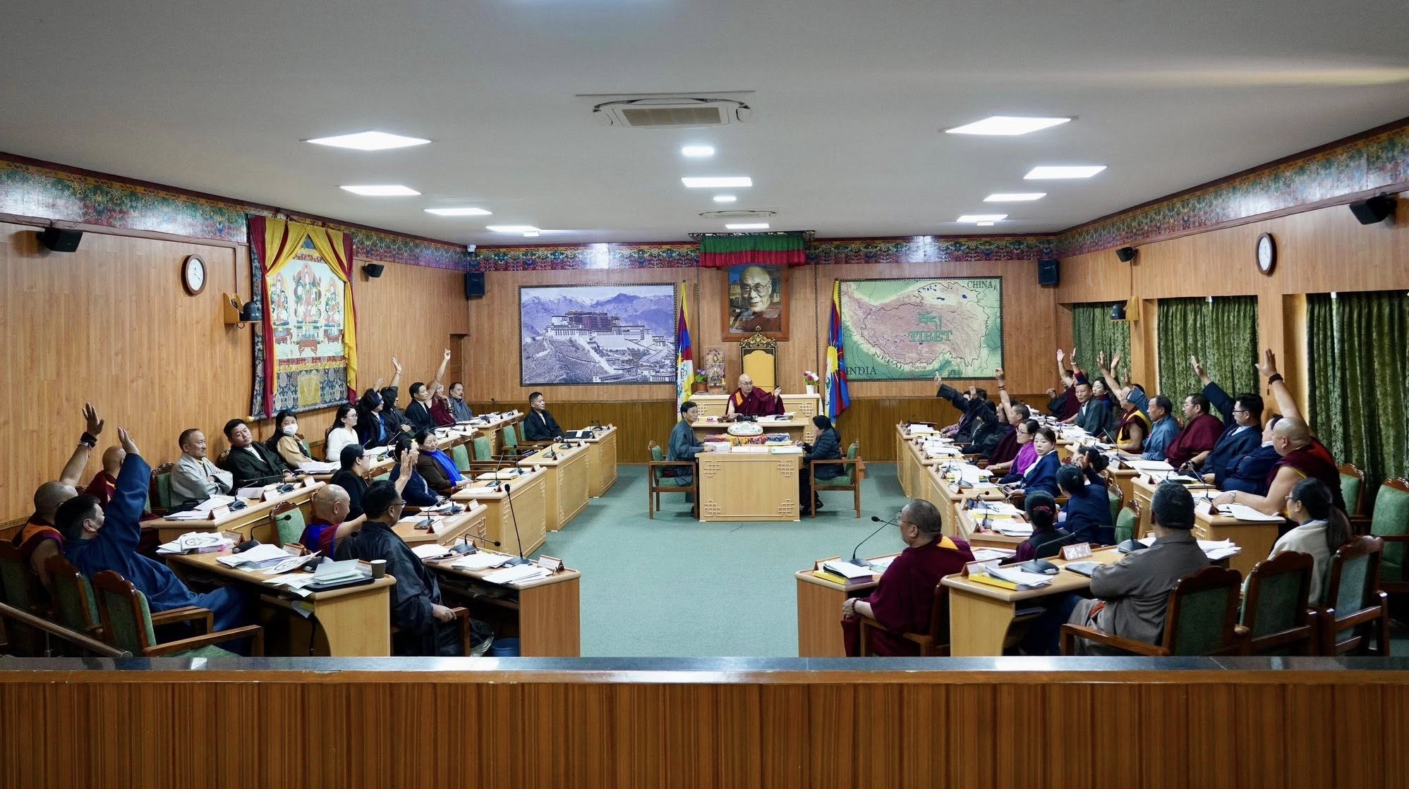 Parliament Passes Rules and Regulations for the Use of the Tibetan National Flag, Emblem, and Anthem