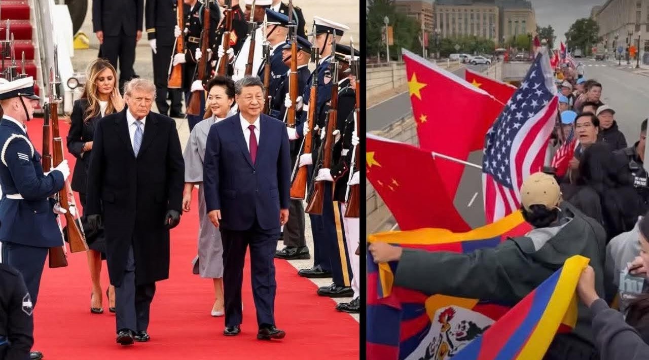 དགའ་བསུ་དང་ངོ་རྒོལ་གཉིས་ལྡན་ཐོག་ཞི་ཅིན་ཕིང་ཨ་རིར་འབྱོར་བ།